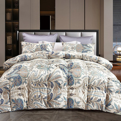 奥力福全棉95%白鹅绒多季被